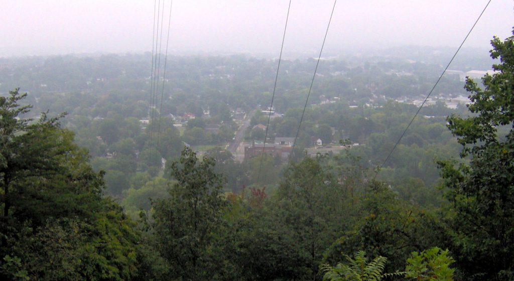 Knoxville from Sharps Ridge